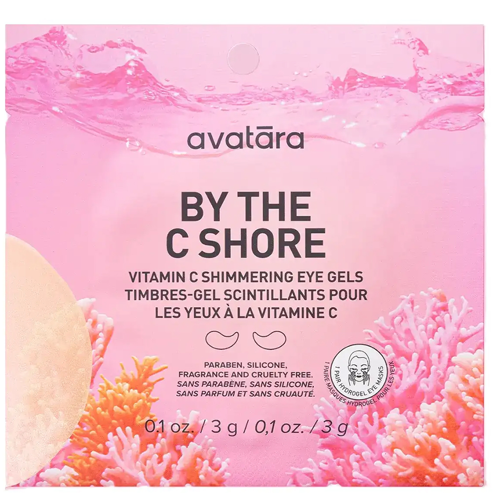 Avatara By The C Shore Vit C Shimmering Eye Gels Гидрогелевые патчи для глаз - Фото 8