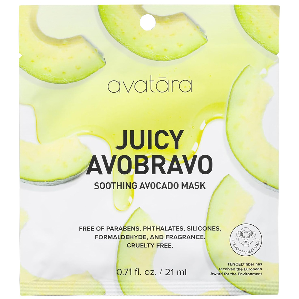 Avatara Juicy Avobravo Renewing Avocado Mask Успокаивающая маска с авокадо - Фото 6