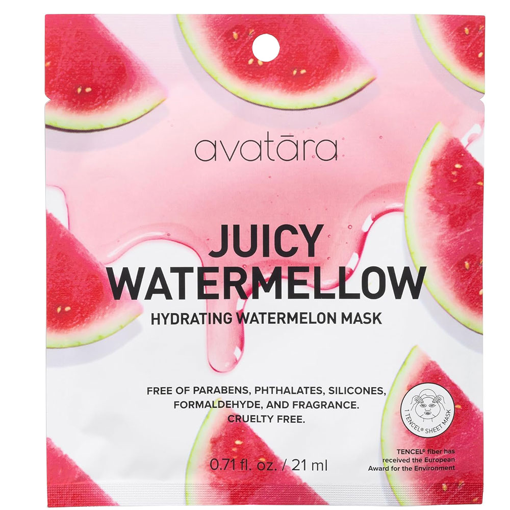 Avatara Juicy Watermellow Hydrating Watermelon Mask Увлажняющая маска с арбузом - Фото 7