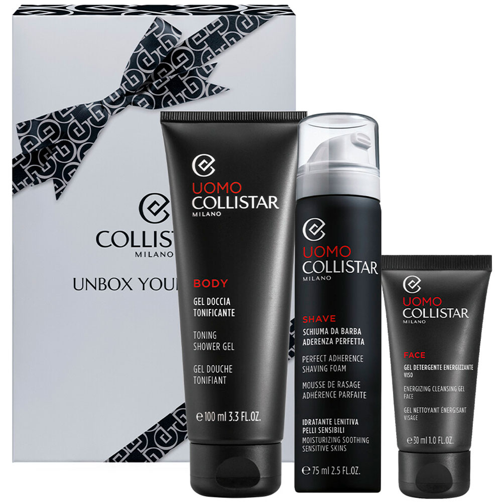 Collistar Cofanetto Uomo Gel Doccia Tonificante Big Gift Set Y25 Подарочный набор - Фото 